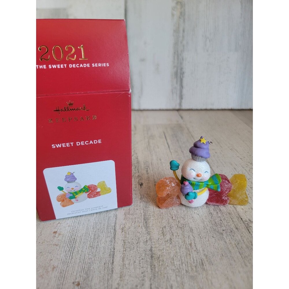 Hallmark candy sweet decade ornament Xmas
